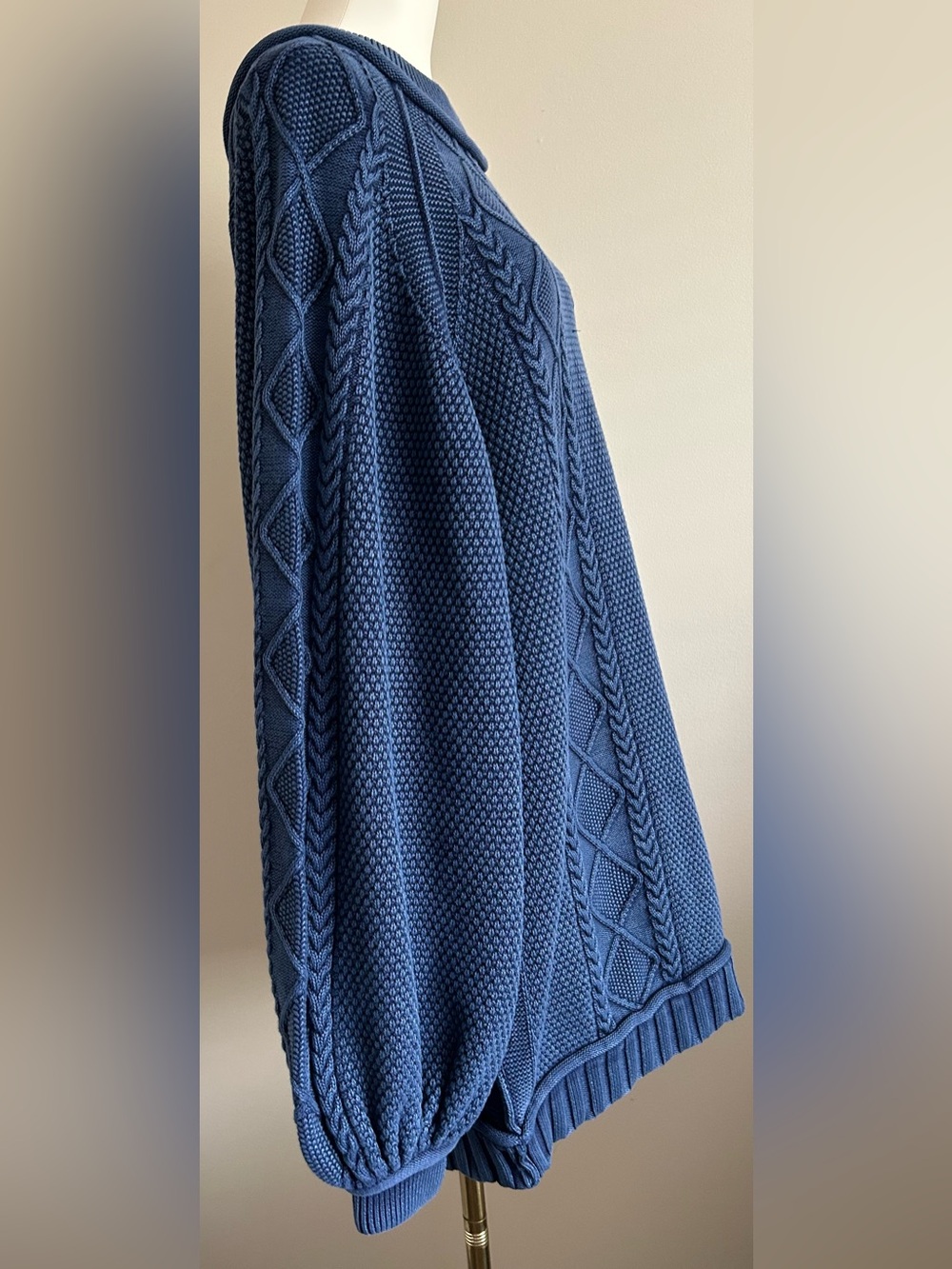 NWT- We The Free by Free People “All the Feels” Cable-Knit Sweater - Picture 4 of 10